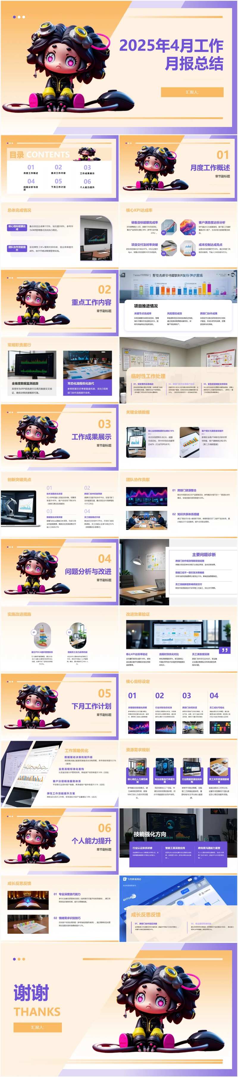 2025年4月工作月报总结-采灵感-cailinggan.com