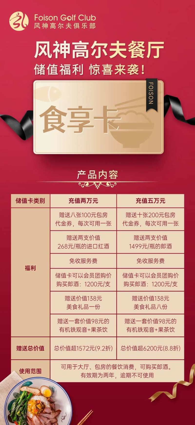 餐厅包房储值卡产品宣传海报-采灵感-cailinggan.com
