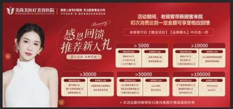 医美感恩回馈活动展板-采灵感-https://www.cailinggan.com/