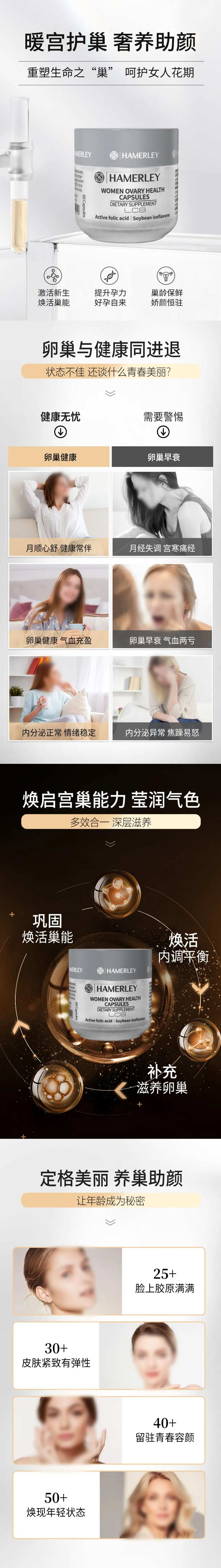 卵巢保养营养品保健品详情页-采灵感-cailinggan.com