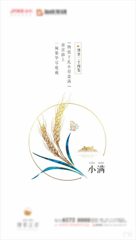 小满节气海报-采灵感-cailinggan.com