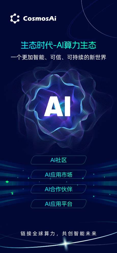 Ai算力生态海报-采灵感-https://www.cailinggan.com/