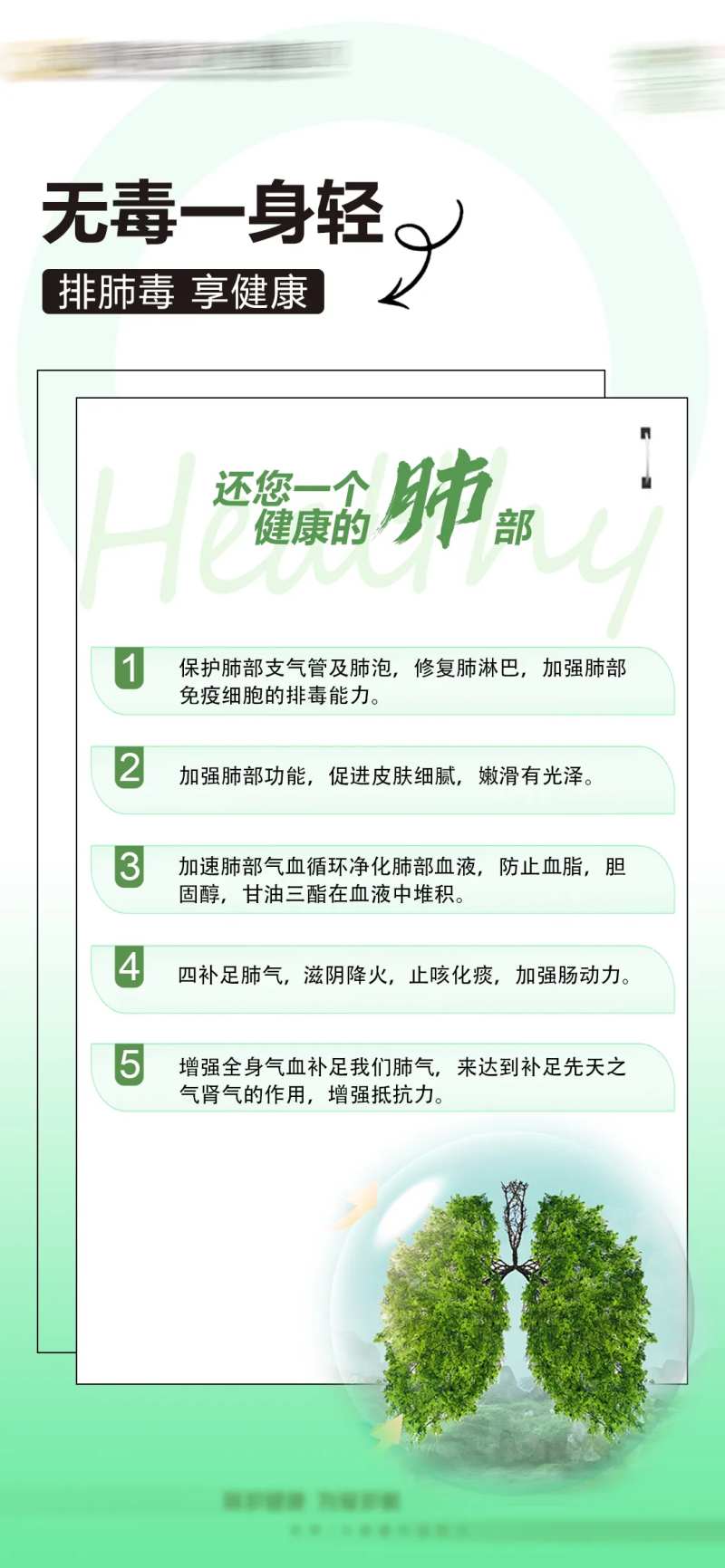 肺部排毒海报-采灵感-cailinggan.com