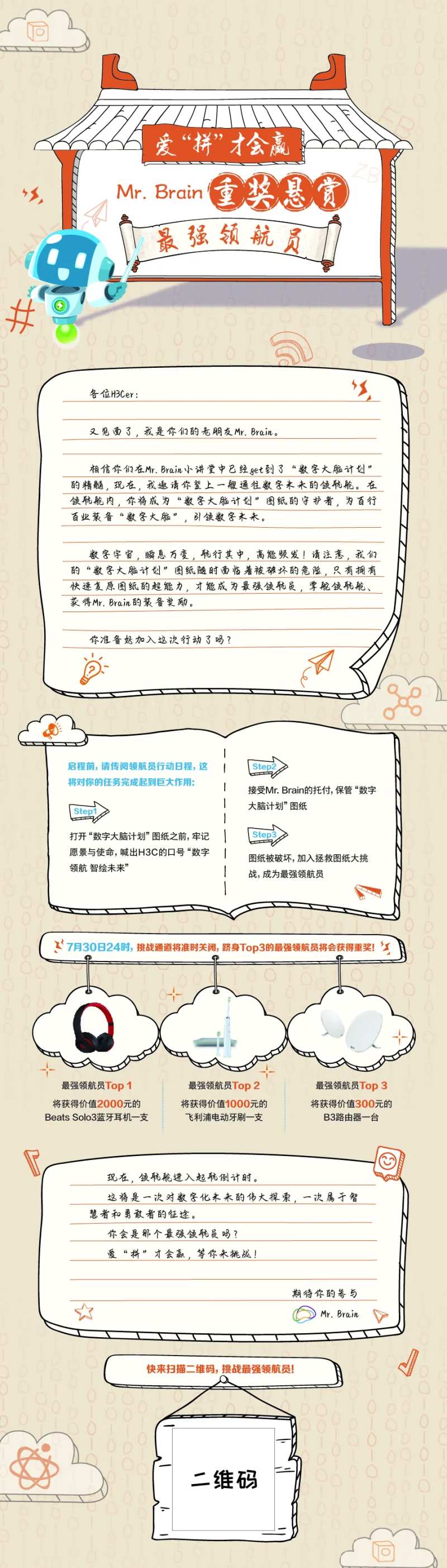重奖悬赏浅色线条手绘风长图文-采灵感-cailinggan.com
