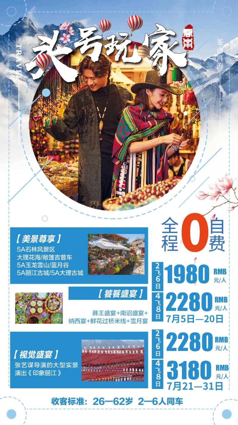 头号玩家云南旅游海报-采灵感-cailinggan.com