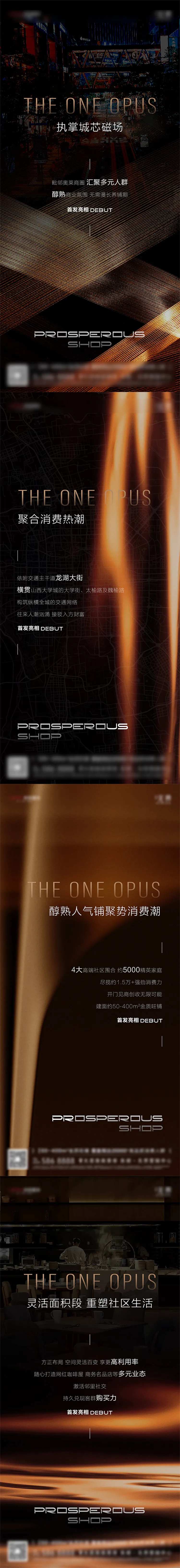 地产商业价值点粽金系列海报-采灵感-cailinggan.com
