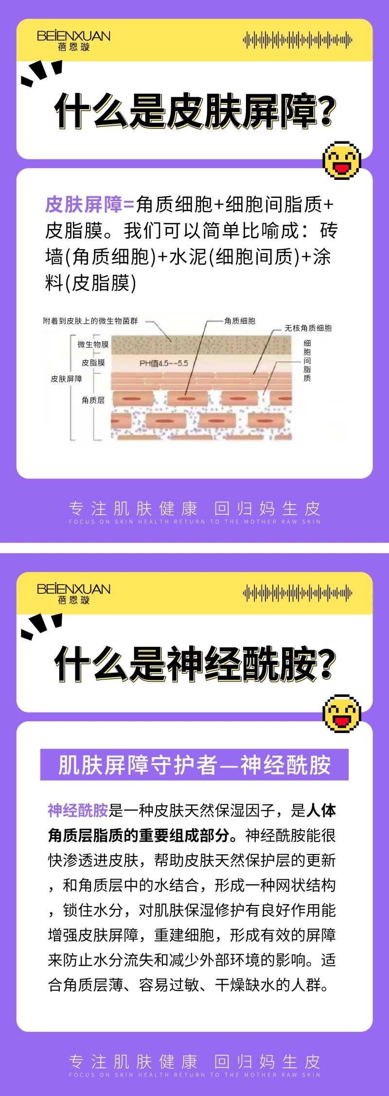 医美美业皮肤屏障科普海报-采灵感-cailinggan.com