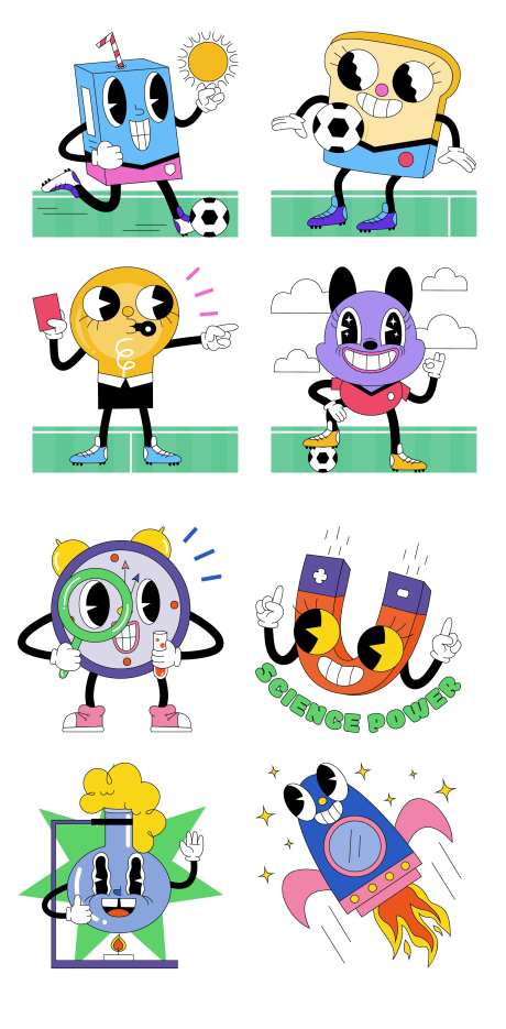 卡通人物形象 -采灵感-https://www.cailinggan.com/