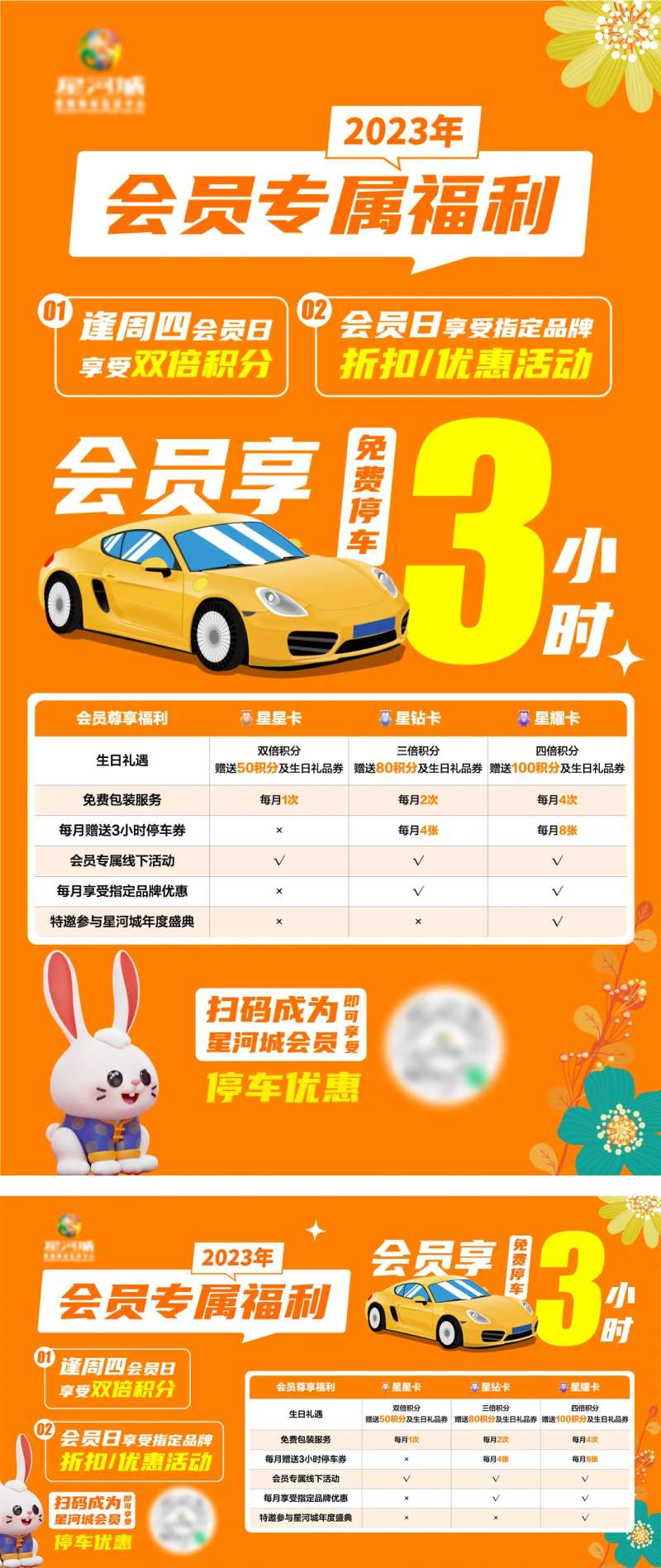 会员专属福利活动海报展板-采灵感-cailinggan.com