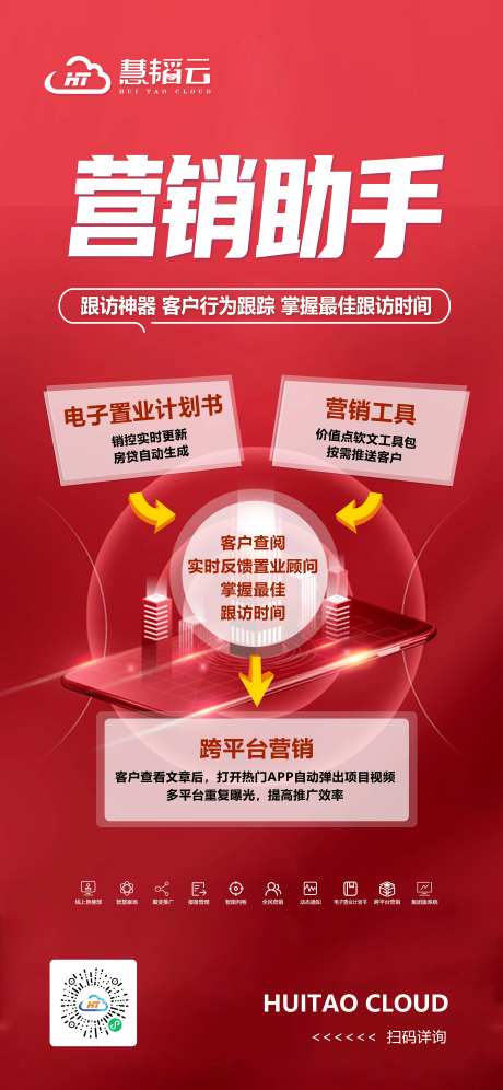 售楼部获客营销助手朋友圈刷屏海报-采灵感-https://www.cailinggan.com/
