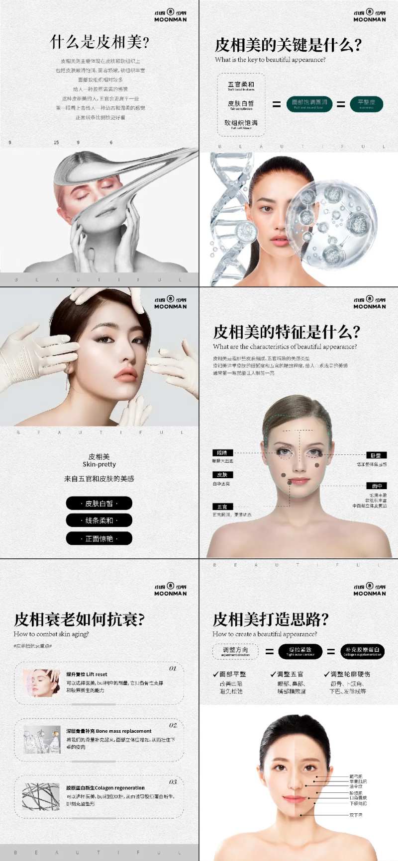 皮相美全面解析海报-采灵感-cailinggan.com