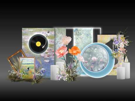 合影区效果图-采灵感-https://www.cailinggan.com/