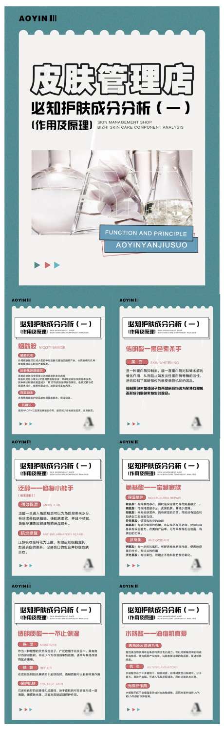 皮肤管理必知成分小常识海报展板-采灵感-https://www.cailinggan.com/