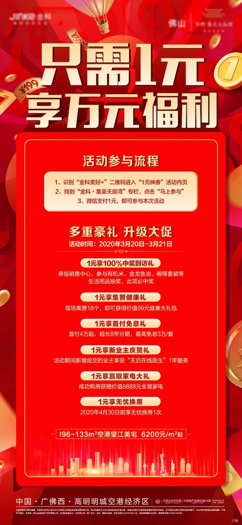 地产活动流程豪礼神券海报-采灵感-cailinggan.com