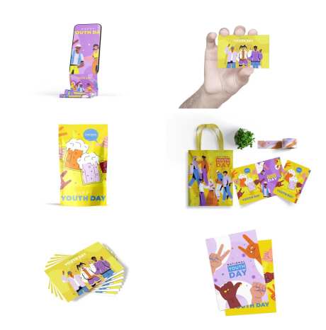 手持卡片包装袋样机-采灵感-https://www.cailinggan.com/