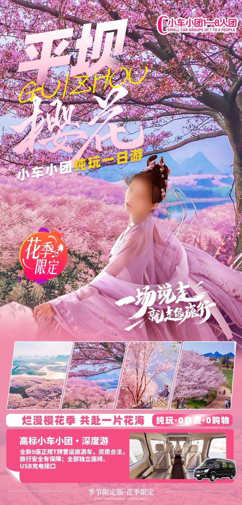 平坝樱花赏樱高端纯玩一日游-采灵感-cailinggan.com