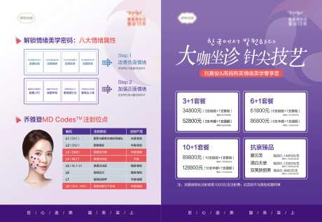 解锁面部情绪乔雅登注射位点海报-采灵感-https://www.cailinggan.com/