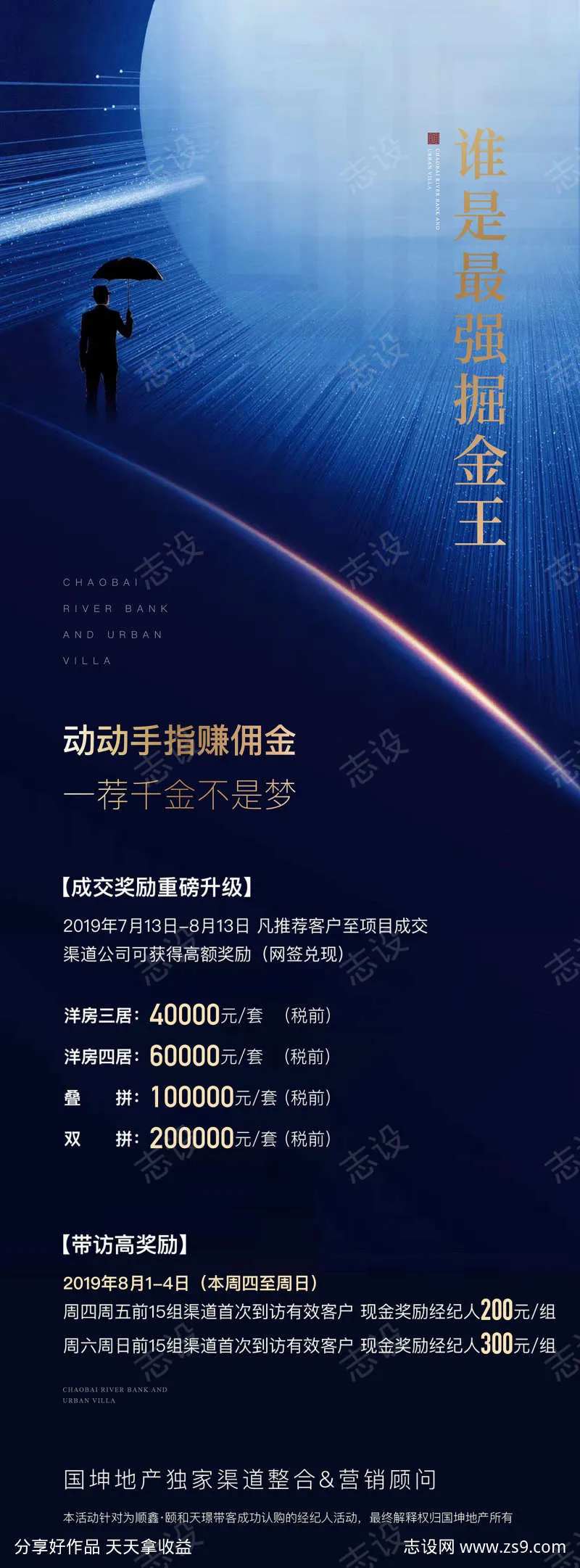 房地产招聘长图海报-采灵感-cailinggan.com