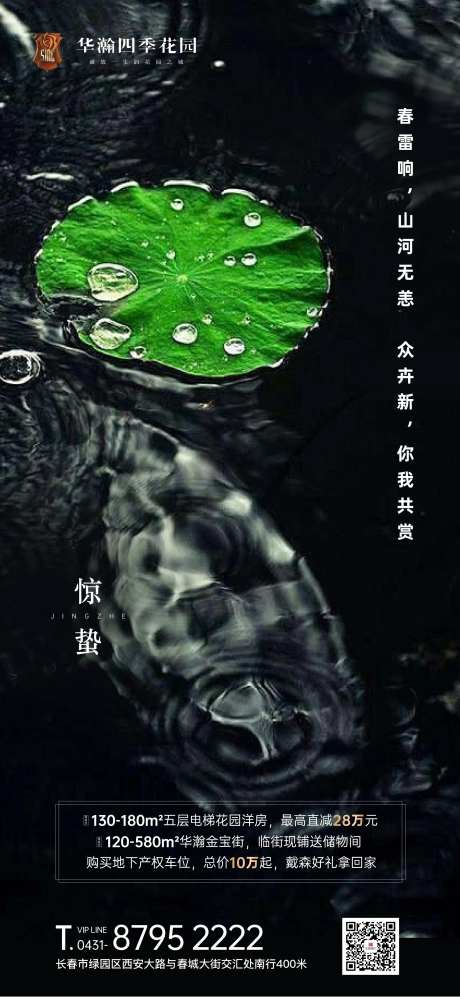 惊蛰传统节气微信海报-采灵感-https://www.cailinggan.com/