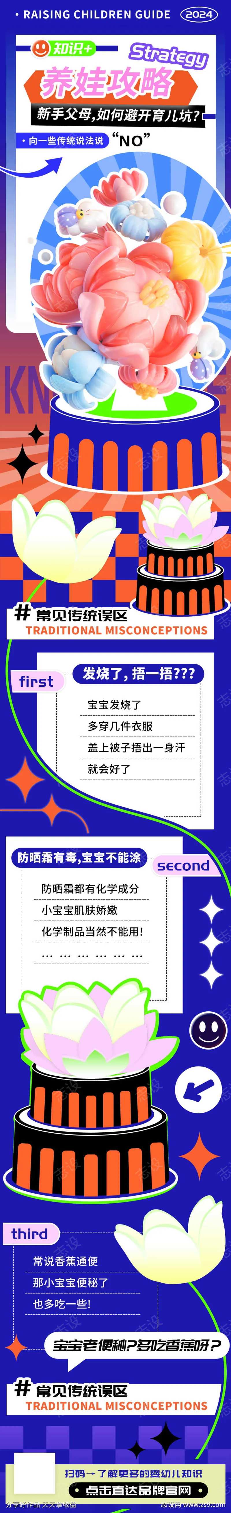 养娃攻略传统误区避坑知识长图-采灵感-cailinggan.com