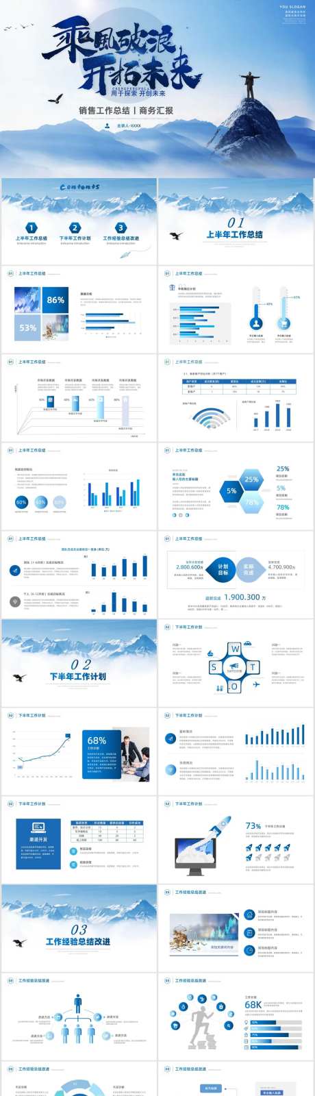 销售部年终总结ppt-采灵感-https://www.cailinggan.com/