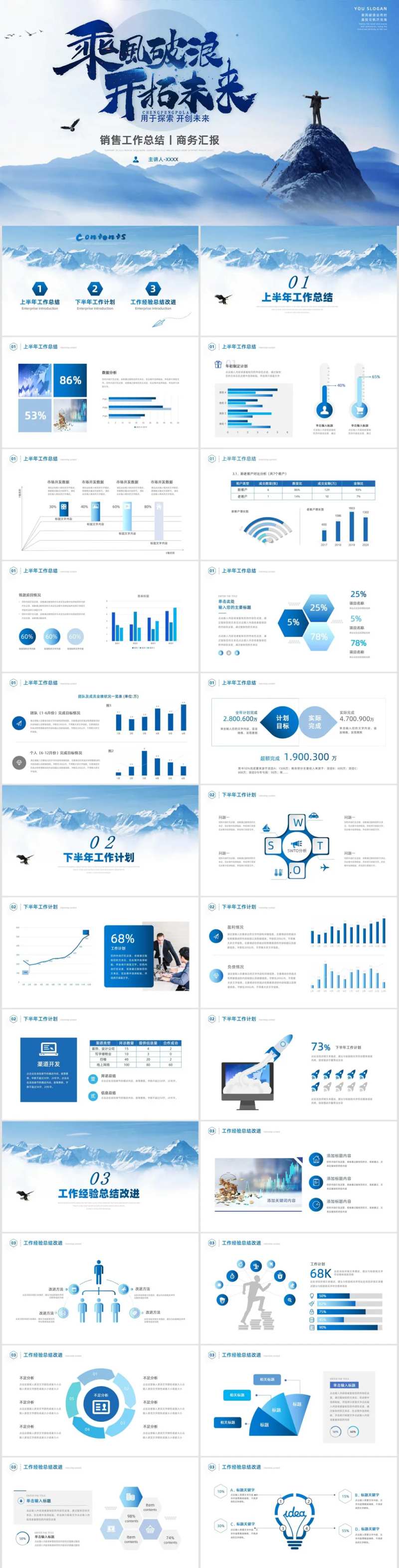 销售部年终总结ppt-采灵感-cailinggan.com
