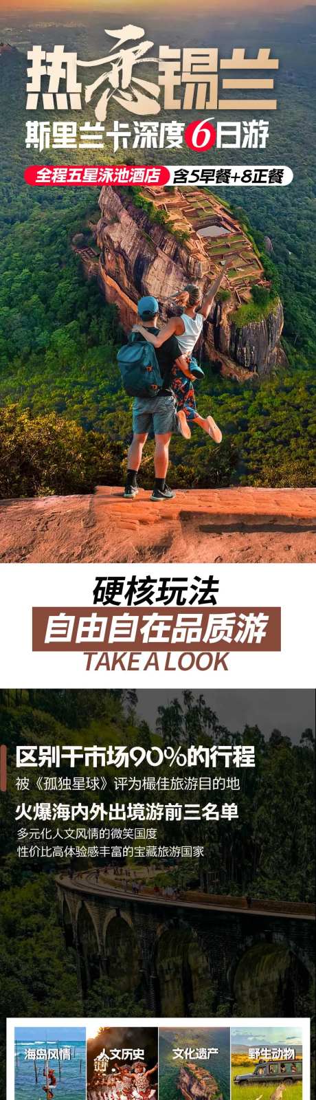 斯里兰卡旅游海报-采灵感-https://www.cailinggan.com/