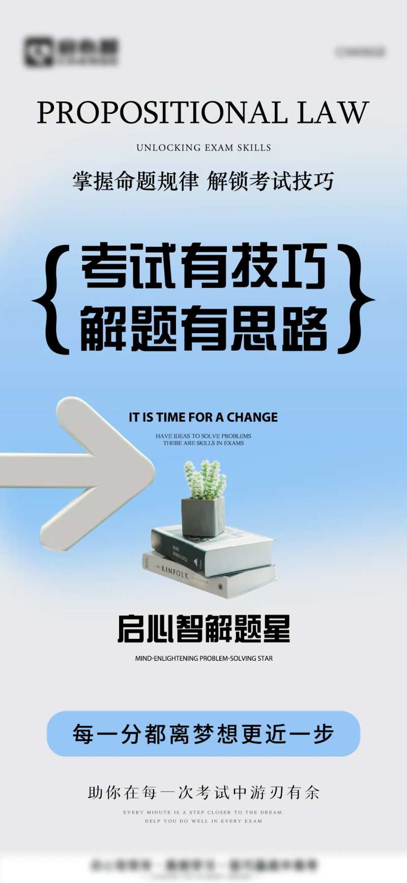 学习考试技巧宣传海报-采灵感-cailinggan.com