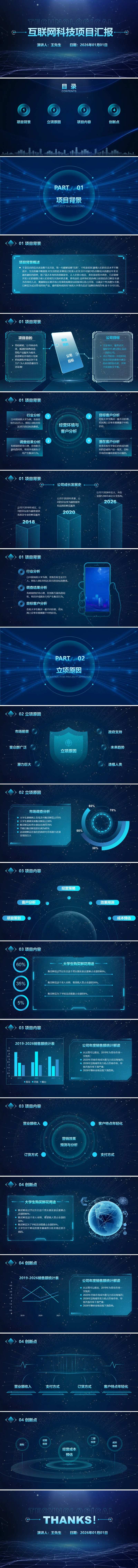 科技项目汇报总结ppt-采灵感-cailinggan.com
