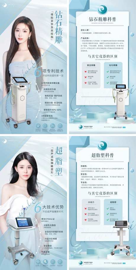 医美仪器介绍海报系列海报-采灵感-https://www.cailinggan.com/