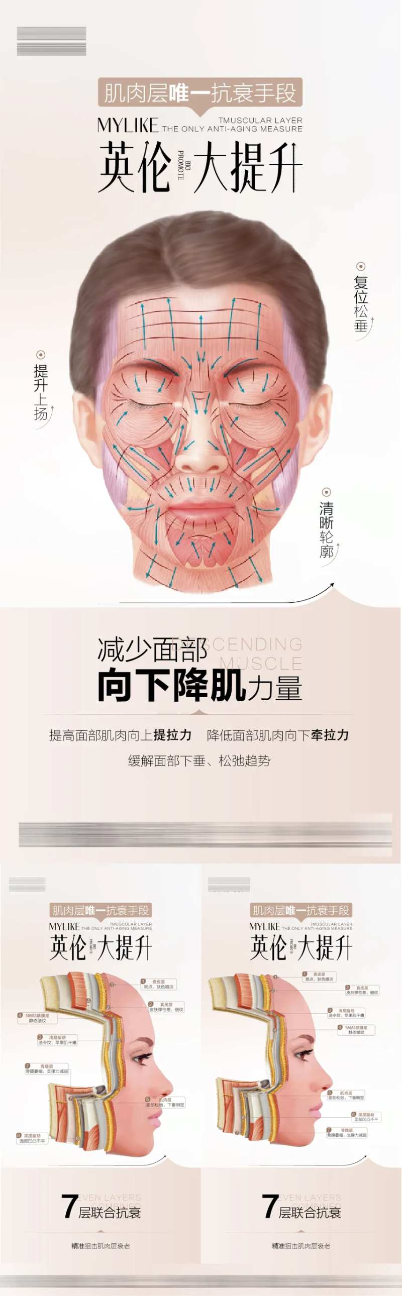 医美英伦大提升海报-采灵感-cailinggan.com