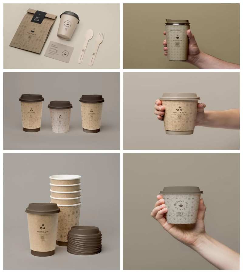 咖啡杯奶茶杯样机-采灵感-cailinggan.com