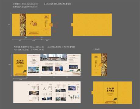 新中式皇家项目折页封套+内页-采灵感-https://www.cailinggan.com/