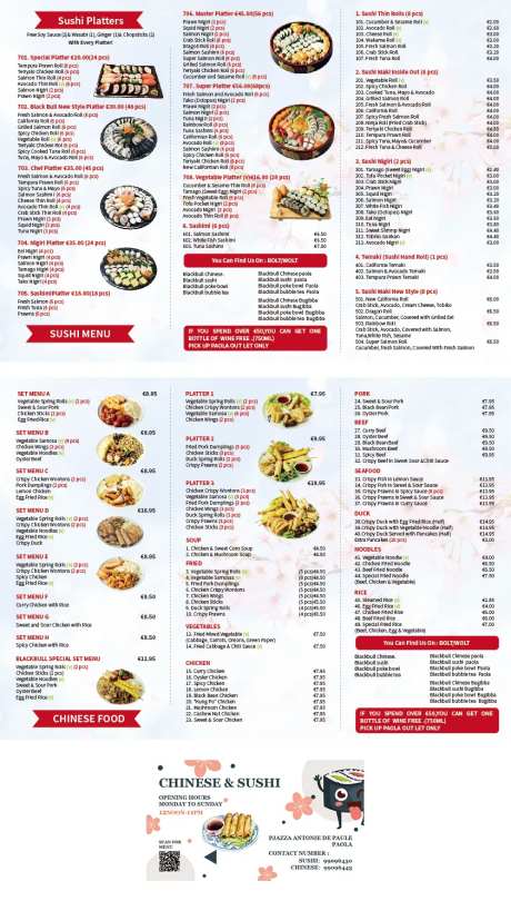 中餐和寿司菜单海报展板-采灵感-https://www.cailinggan.com/