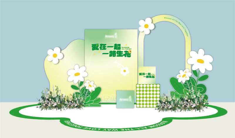 花花春日活动美陈-采灵感-cailinggan.com