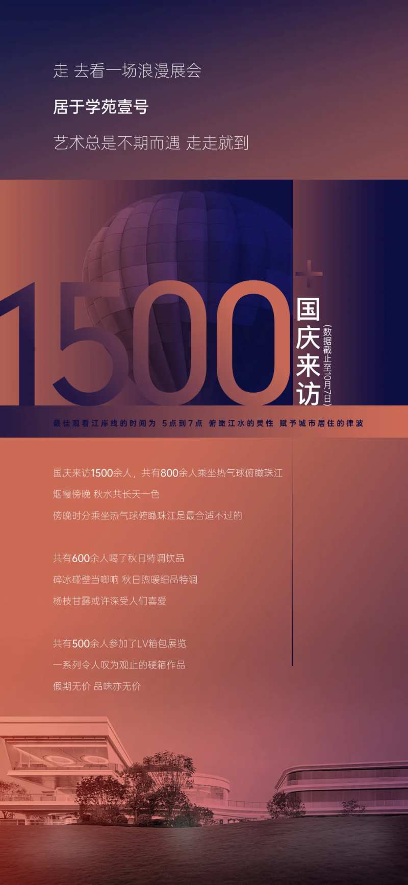 国庆来访数据房地产海报人气单图刷屏-采灵感-cailinggan.com