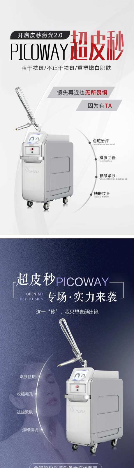 医美超皮秒仪器设备海报-采灵感-https://www.cailinggan.com/