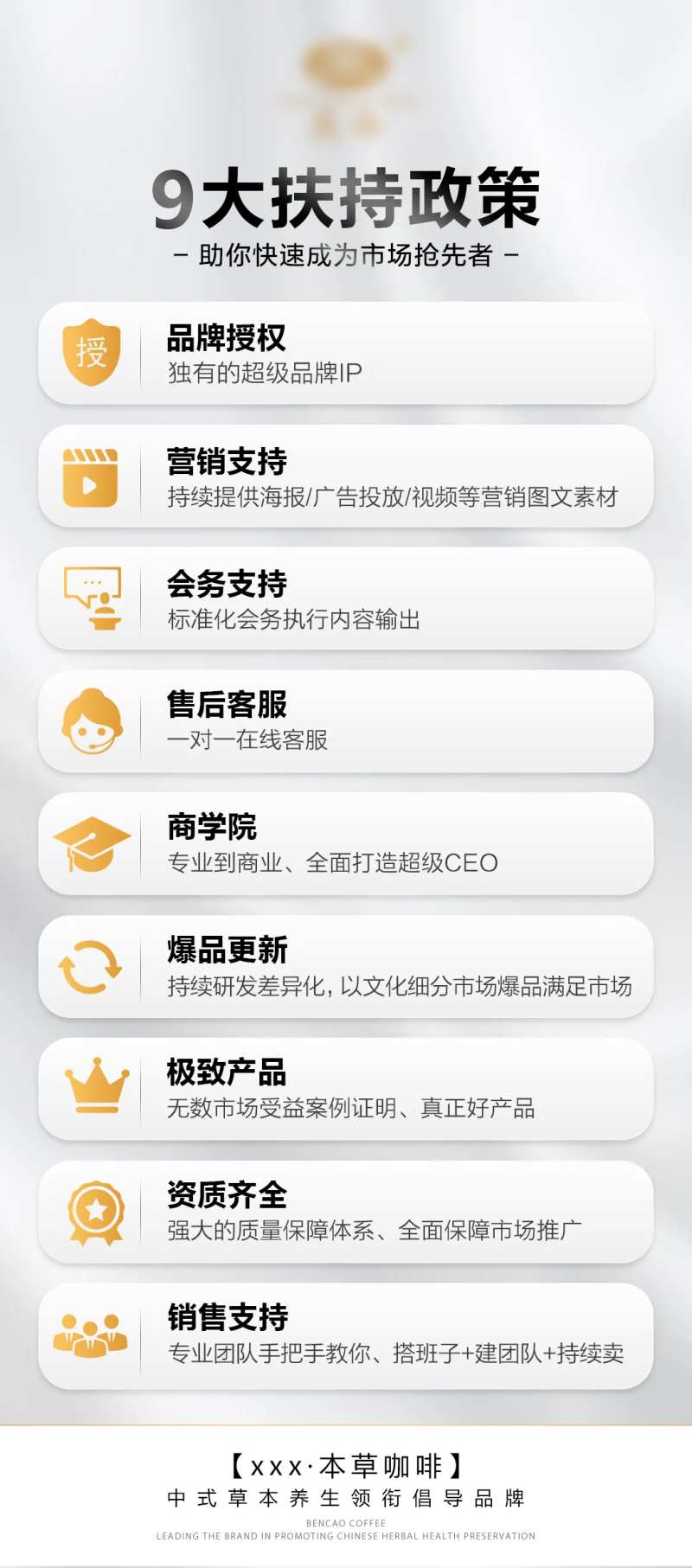 微商扶持政策简约海报-采灵感-cailinggan.com