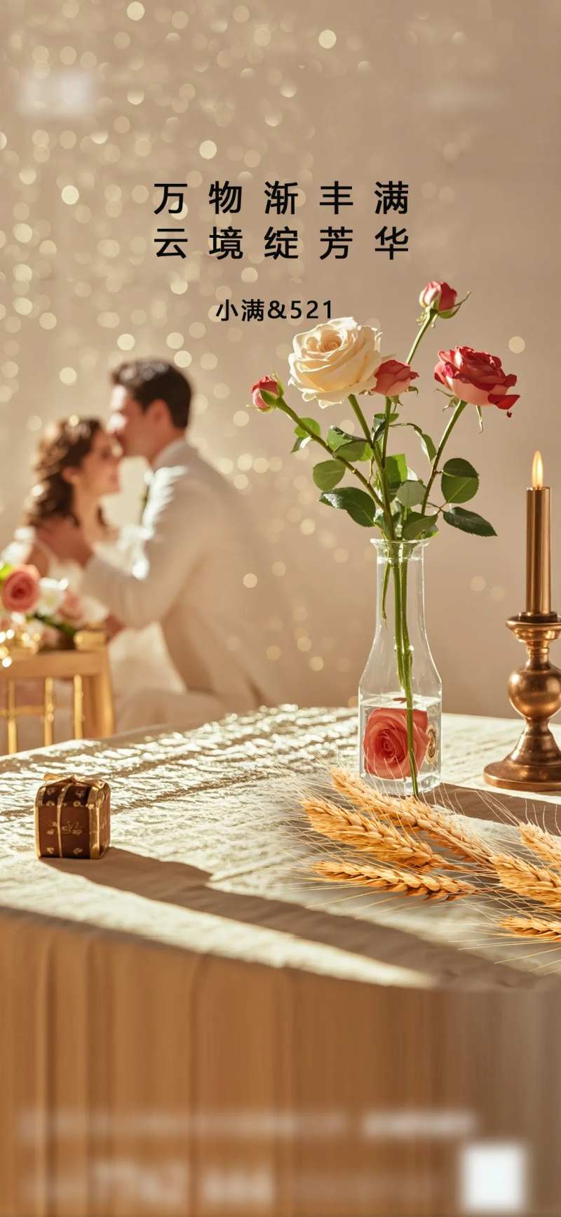 房地产小满521海报-采灵感-cailinggan.com