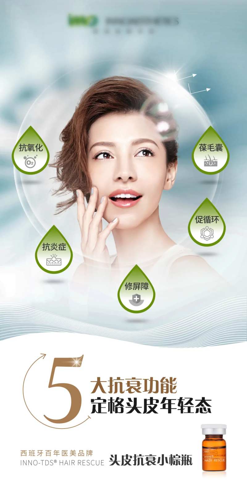 医美头皮抗衰倒计时海报-采灵感-cailinggan.com