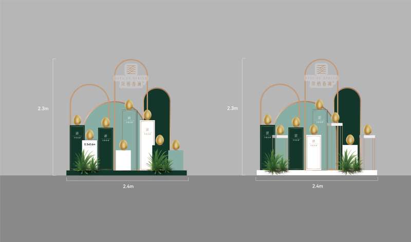 地产金蛋台美陈-采灵感-cailinggan.com