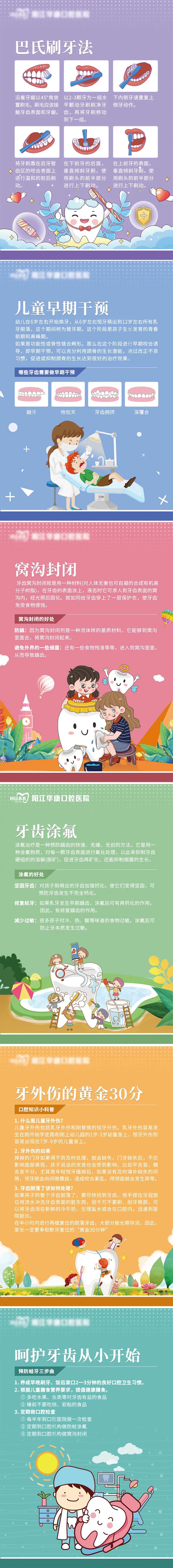 口腔科普知识海报-采灵感-cailinggan.com