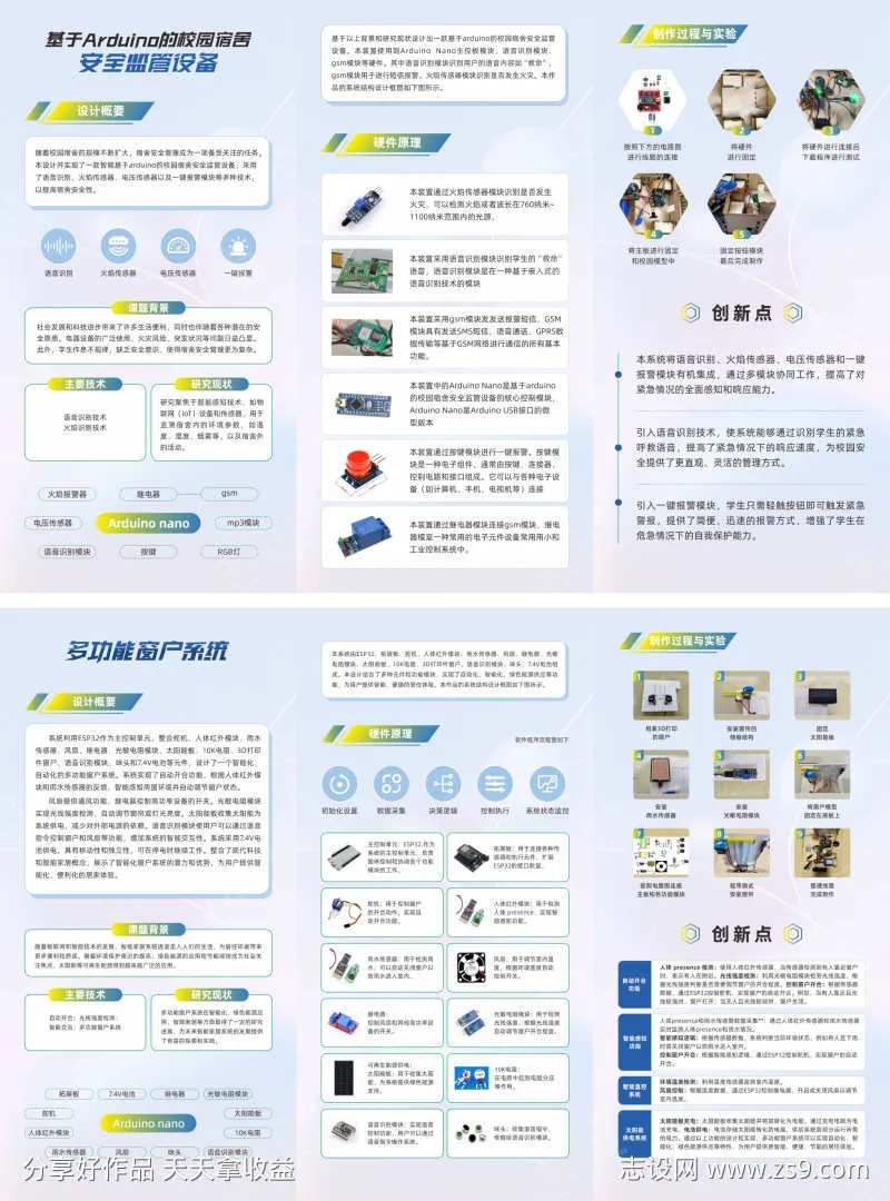 校园科技大比拼比赛展板-采灵感-cailinggan.com