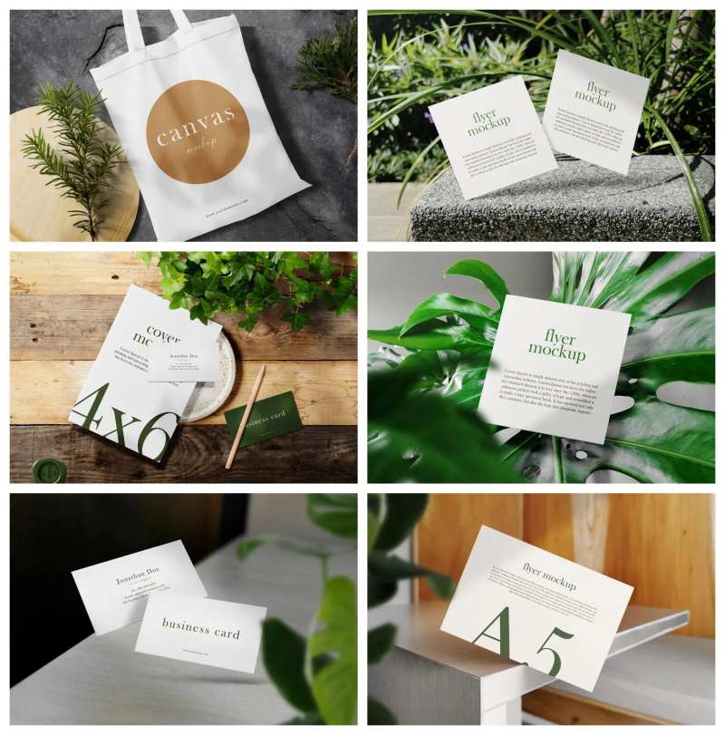 信纸宣传册册子信封样机-采灵感-cailinggan.com