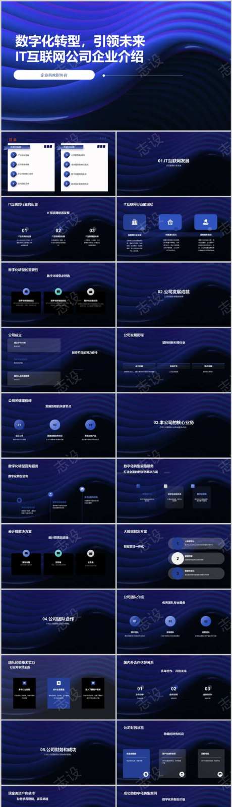 数字化IT互联网公司介绍PPT-采灵感-https://www.cailinggan.com/