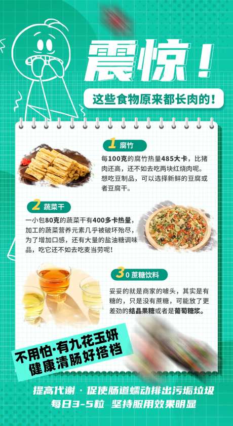 食物科普海报-采灵感-https://www.cailinggan.com/
