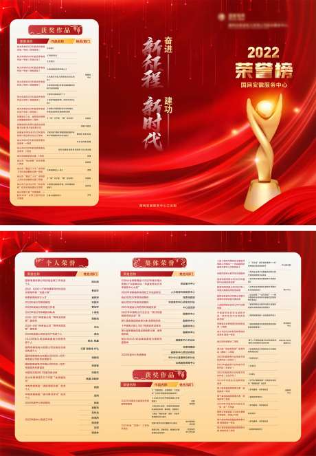 荣誉榜红金三折页-采灵感-https://www.cailinggan.com/