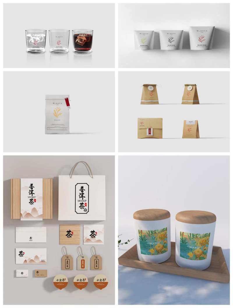 手提袋纸袋样机-采灵感-cailinggan.com