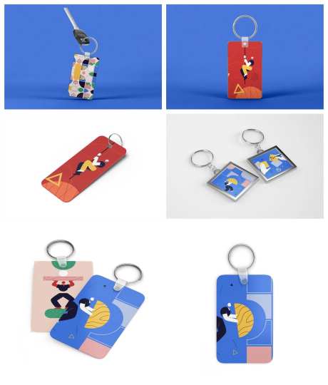 钥匙扣挂饰样机-采灵感-https://www.cailinggan.com/