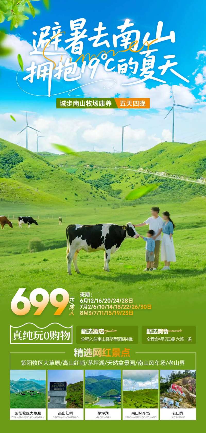 避暑去南山海报-采灵感-cailinggan.com